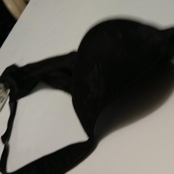 Elegant Black Floral Full Coverage Seamless Underwire Padded Bra Size 42D #1221 - Picture 13 of 13